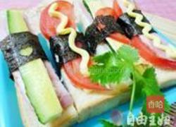 面包寿司的做法图解4