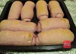 肉松馅紫薯面包的做法图解11