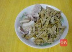 咸干笋炒肉的做法图解3