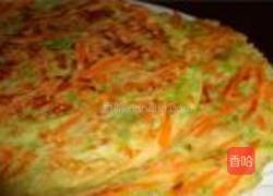 苦瓜红萝卜烙的做法图解6