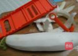 糖醋萝卜片的做法图解2