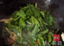 韭菜炒香干的做法图解12