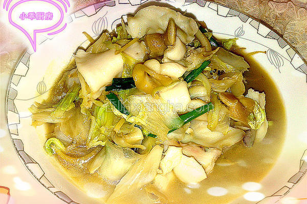 海螺炒白菜