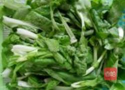 香菇小白菜的做法图解2