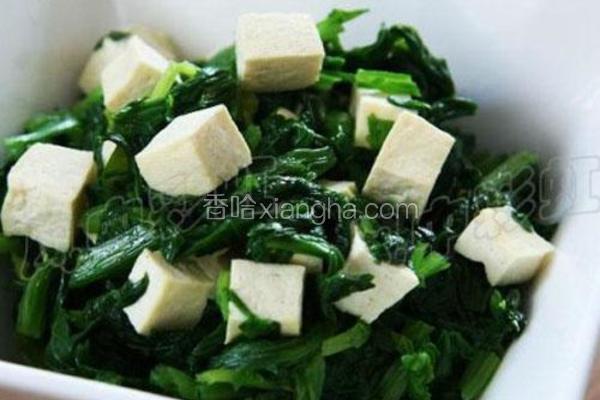 芹菜叶拌豆干