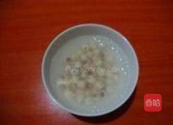 炼乳莲子红豆沙的做法图解3