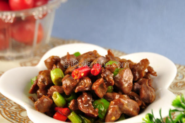辣炒鸡胗