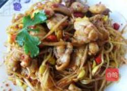 豆芽辣鸡的做法图解9