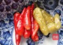 泡椒炒毛豆荚的做法图解3