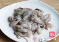 章鱼炒韭葶的做法图解2