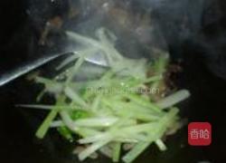 咸菜西芹炒牛肉的做法图解8
