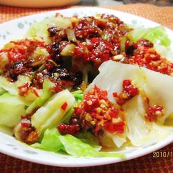 剁椒蒸包菜的做法[图]