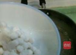 蛋花酒酿丸子的做法图解2