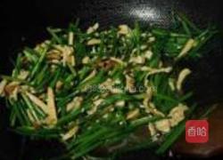 香干鸡丝炒蒜苗的做法图解11