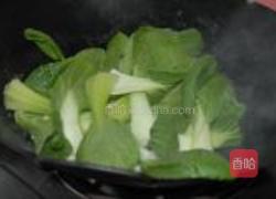 火腿肠炒油菜的做法图解6