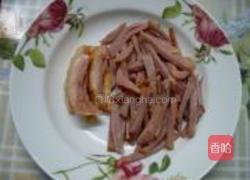 鸭丝炒干豆腐丝的做法图解2