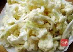 清炒菜花的做法图解1