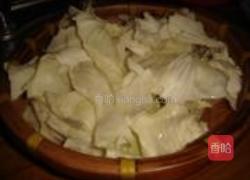呛炒包菜的做法图解3