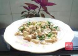 香菜肉末豆腐的做法图解12