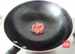 香菜肉末豆腐的做法图解4