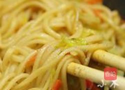 三丝炒面的做法图解4