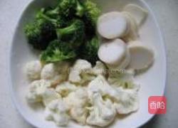 菜花杏鲍菇的做法图解2