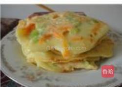 胡萝卜蔬菜饼的做法图解8
