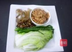 虾肉白菜包的做法图解2