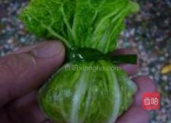 虾肉白菜包的做法图解5