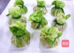虾肉白菜包的做法图解7