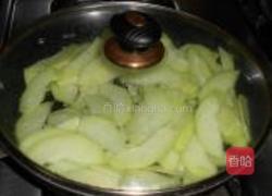 蒜茸炒佛手瓜的做法图解5