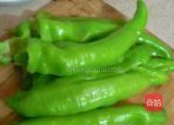 糖醋虎皮青椒的做法图解1