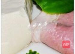 肉末豆腐城的做法图解1