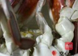 葱油倒立蟹的做法图解5