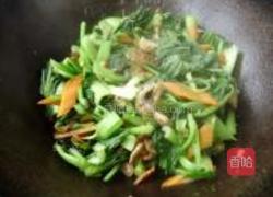 香菇烧油菜的做法图解5