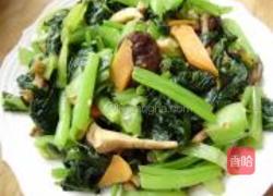 香菇烧油菜的做法图解7