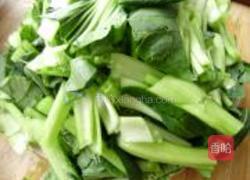香菇烧油菜的做法图解1