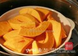 雪莲子南瓜羹的做法图解3