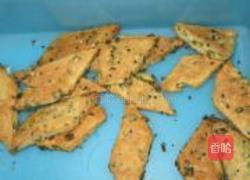 葱香芝麻饼干的做法图解6