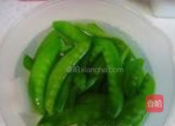蒜香培根荷兰豆的做法图解4