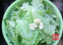 蒜蓉炒生菜的做法图解2