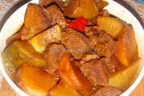 萝卜炖牛肉