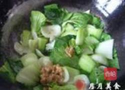 猪油渣炒青菜的做法图解5