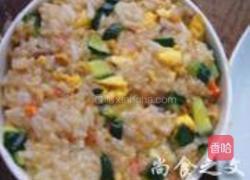 鲜贝蔬菜炒饭的做法图解6
