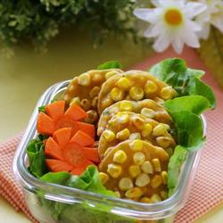 奶香甜玉米小煎饼的做法[图]