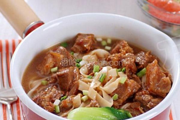 红烧牛腩面