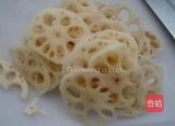 糖醋藕片的做法图解3