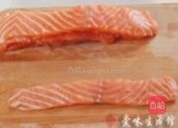 烤三文鱼卷的做法图解2