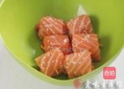 烤三文鱼卷的做法图解6