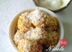 椰香蜜汁薯球的做法图解10